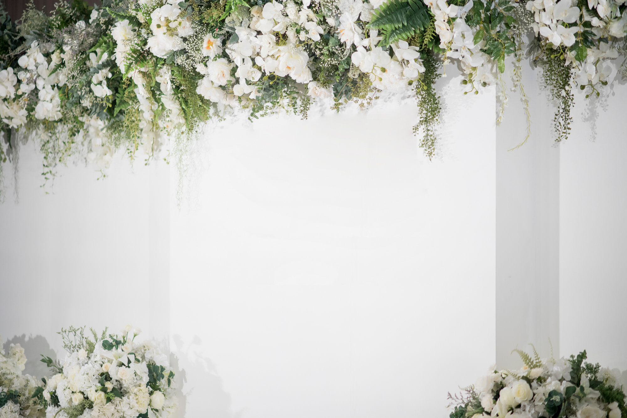Wedding Backdrop with Flower and Wedding Decoration
